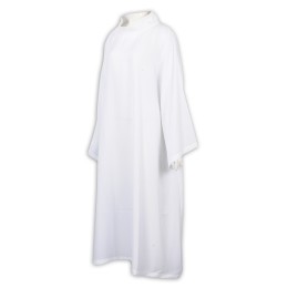 SKPT053 Manufacturer of White Psalm Robe Design Vertical Lapel Priest Long White Chapel Catholic Religious Etiquette Psalm Robe Supplier   church robe SKPT053 Manufacturer of White Psalm Robe Design Vertical Lapel Priest Long White Chapel Catholic Religious Etiquette Psalm Robe Supplier   church robe